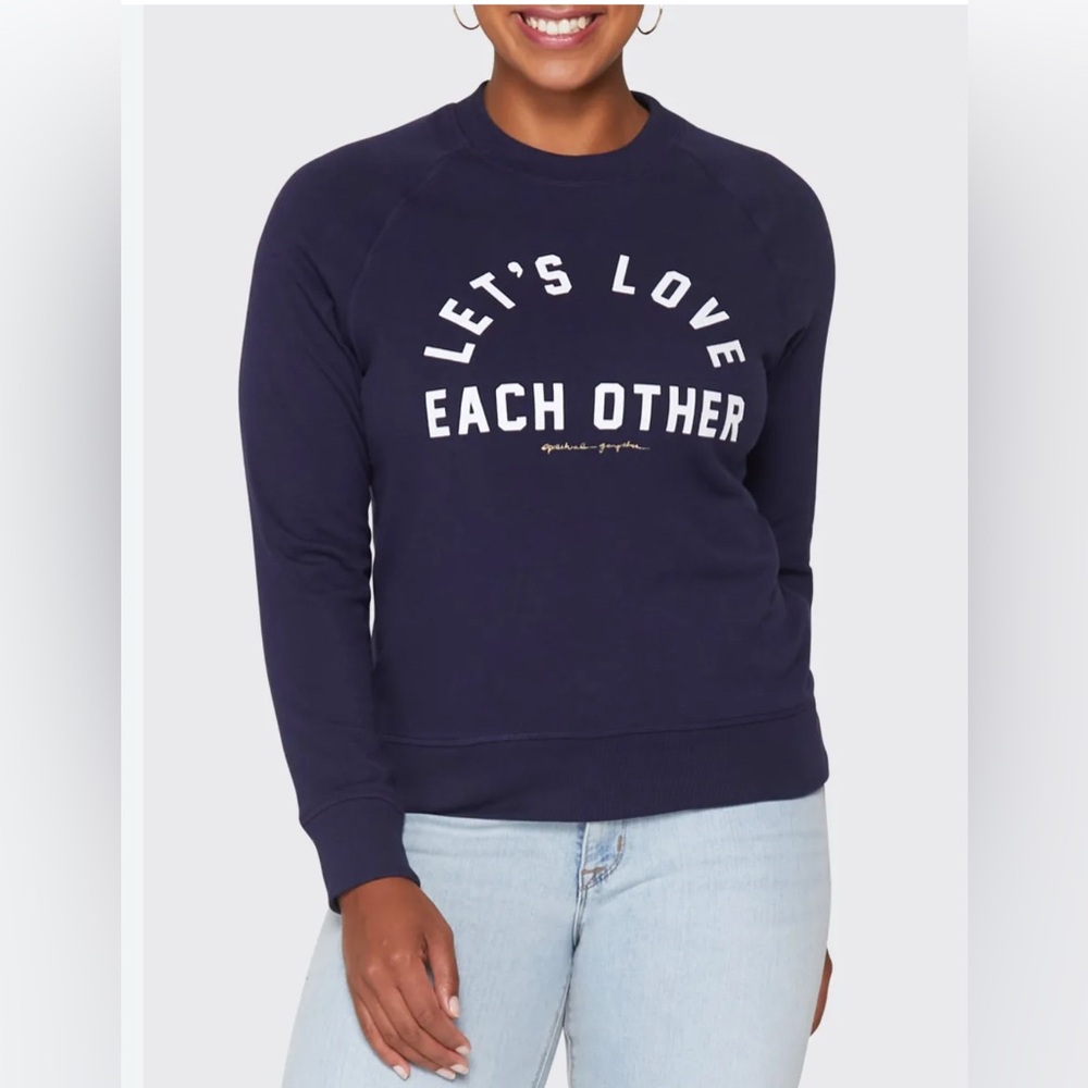Spiritualβ Gangster Letβs Love Each Other Crewneck Sweatshirt Leisurewear Yoga